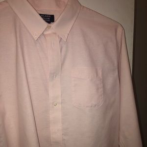 Light pink button down shirt